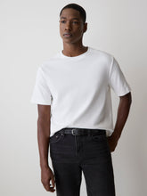 Short-Sleeve Crew-Neck Ribbed Tee rw&co Special Offer