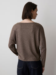 Long-Sleeve Crew-Neck Ribbed Top rw&co Great Value Deal