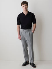 Tapered-Leg Pleated Dress Pant rw&co On Sale