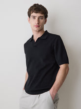 Cotton Short-Sleeve Polo with Johnny Collar rw&co Exclusive Sale Price