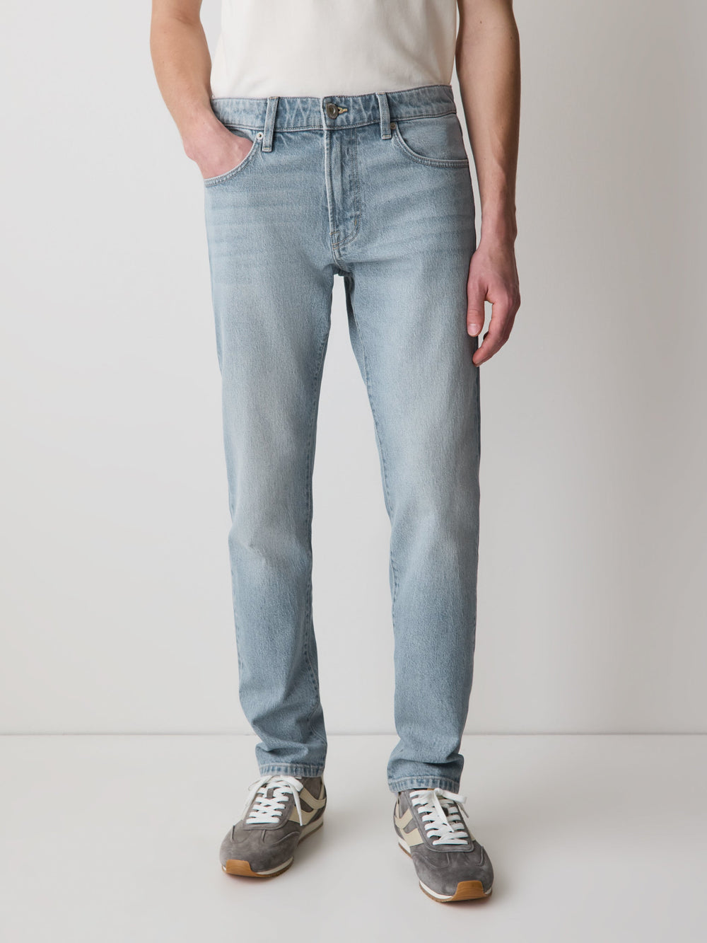 Slim Fit Light-Wash Jeans rw&co Limited Time Discount