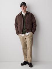 Long-Sleeve Quarter-Zip Polo Sweater rw&co Limited Time Discount