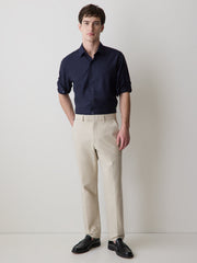 Slim Fit Knit-Like Dress Shirt rw&co Great Value Deal
