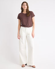 Silk-Blend Boxy Knit Top rw&co On Sale