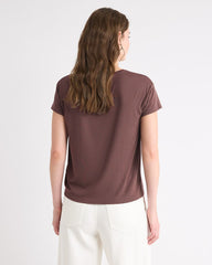 Silk-Blend Boxy Knit Top rw&co On Sale