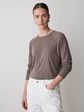 Long-Sleeve Crew-Neck Loose Tee rw&co Exclusive Sale Price
