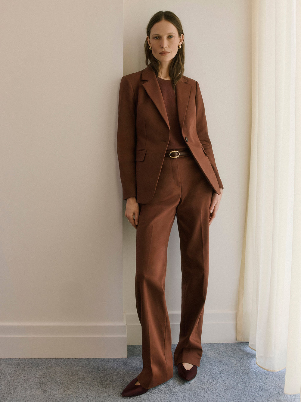 Limitless One-Button Fitted Blazer rw&co Limited Time Discount