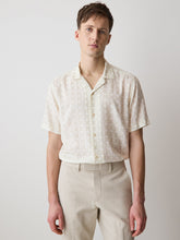 Short-Sleeve Camp-Collar Shirt with Geo Print rw&co Special Promo Price