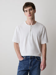 Short-Sleeve Henley T-Shirt rw&co On Sale
