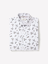 Tailored Fit Dress Shirt with Floral Pattern rw&co Exclusive Sale Price