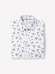 Tailored Fit Dress Shirt with Floral Pattern rw&co Exclusive Sale Price