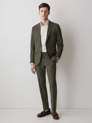 Slim Fit Dark Green Suit Blazer rw&co Special Promo Price
