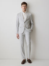 Slim Fit Grey Checkered Suit Blazer rw&co Special Promo Price