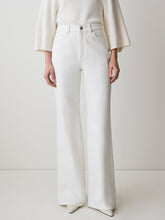 Cream Long High-Rise Wide-Leg Jeans rw&co Special Offer