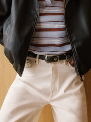 Studded Leather Belt rw&co Exclusive Sale Price