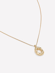 Necklace with Sculptural Metal Pendant rw&co Limited Time Discount