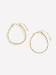 Snake-Chain Bracelets - Set of 2 rw&co On Sale