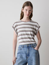 Striped Extended-Sleeve Crew-Neck Tee rw&co Special Promo Price