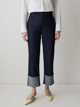 High-Rise Straight-Leg Jeans with Rolled Cuffs rw&co Great Value Deal