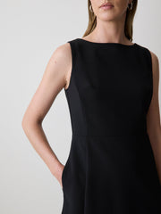 Sleeveless Boat-Neck Mini Dress rw&co Special Promo Price