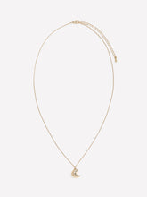 Delicate Chain Necklace with Croissant Pendant rw&co Great Value Deal