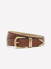 Leather Belt with Metal Tip rw&co Special Promo Price