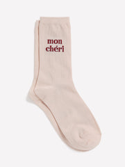 "Mon Chéri" Crew Socks rw&co Limited Time Discount