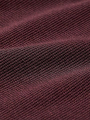 Long-Sleeve Crew-Neck Fitted Ribbed Tee rw&co Special Promo Price