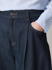 High-Rise Barrel Jeans rw&co On Sale