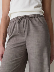 Twill Mid-Rise Wide-Leg Pant rw&co Special Promo Price