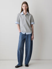 Mix-Media Short-Sleeve Polo rw&co Great Value Deal