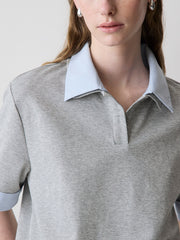 Mix-Media Short-Sleeve Polo rw&co Great Value Deal