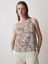 Sleeveless Crew-Neck Blouse rw&co Limited Time Discount