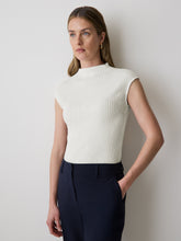 Sleeveless Funnel-Neck Textured Top rw&co Special Offer