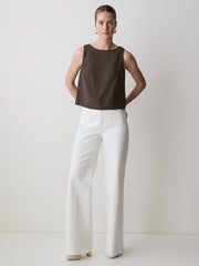 Crew-Neck Cami with Wrap Back rw&co Exclusive Sale Price