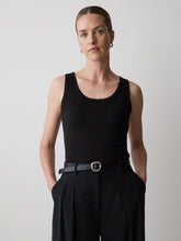 Scoop-Neck Ribbed Tank rw&co Special Offer