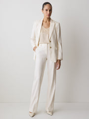 Mid-Rise Wide-Leg Pant rw&co Special Promo Price