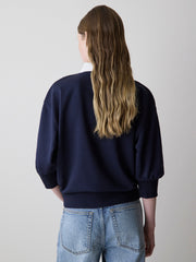 Long-Sleeve French Terry Polo rw&co Exclusive Sale Price