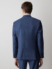 Blue Slim Fit Wool Suit Blazer rw&co Special Promo Price