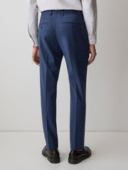 Blue Slim Fit Wool Suit Pant rw&co Great Value Deal