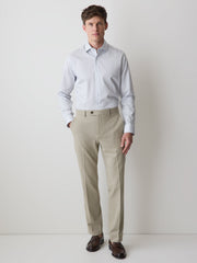Tailored-Fit Dress Shirt with Geo Pattern rw&co Great Value Deal