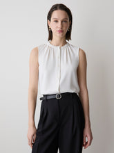 Sleeveless Buttoned-Down Blouse rw&co Exclusive Sale Price