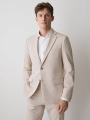 Slim-Fit Light Pink Suit Blazer rw&co Limited Time Discount