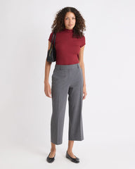 Mid-Rise Straight-Leg Cropped Pant rw&co On Sale