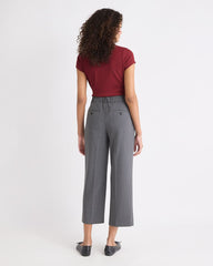 Mid-Rise Straight-Leg Cropped Pant rw&co On Sale