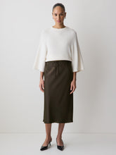 High-Rise Straight Midi Skirt rw&co Limited Time Discount