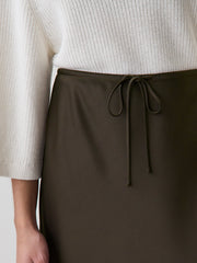 High-Rise Straight Midi Skirt rw&co Limited Time Discount