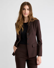 Three-Button Fitted Blazer rw&co Special Promo Price