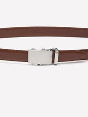 Leather Belt with Plate Buckle rw&co Special Offer