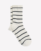 Crew Socks with Stripes rw&co Exclusive Sale Price